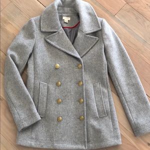 J.Crew Factory Gray Wool Coat